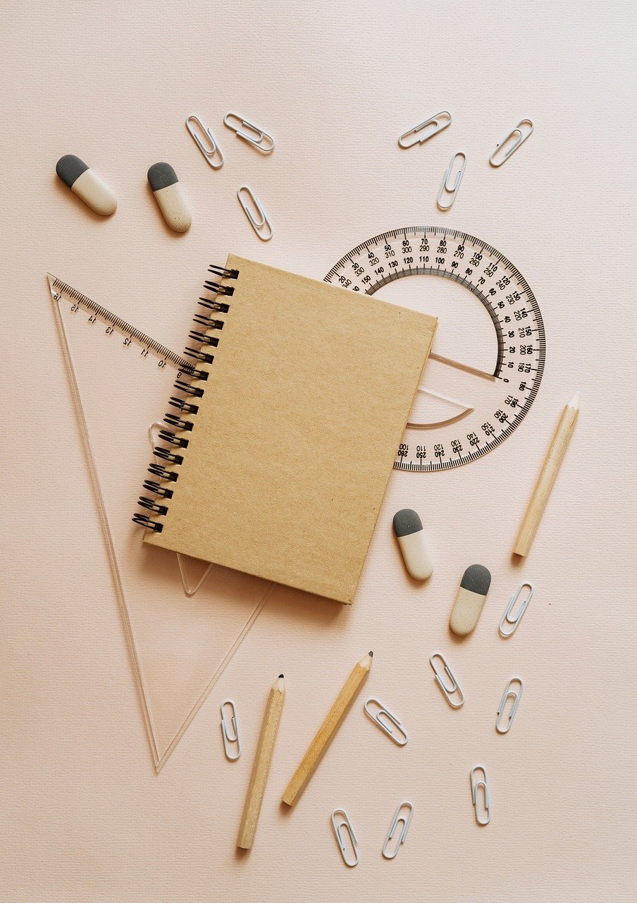 stationery, notebook, mathematics